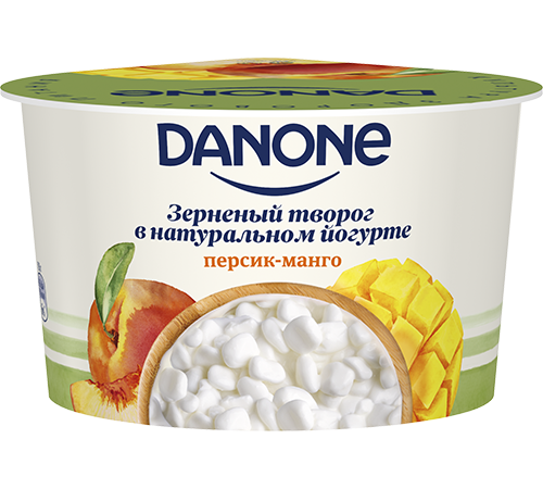 Danone представляет новинку – зерненый творог в йогурте